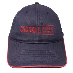 Croskill Overhead Doors LTD. Strapback Baseball Cap Blue OS AJM International